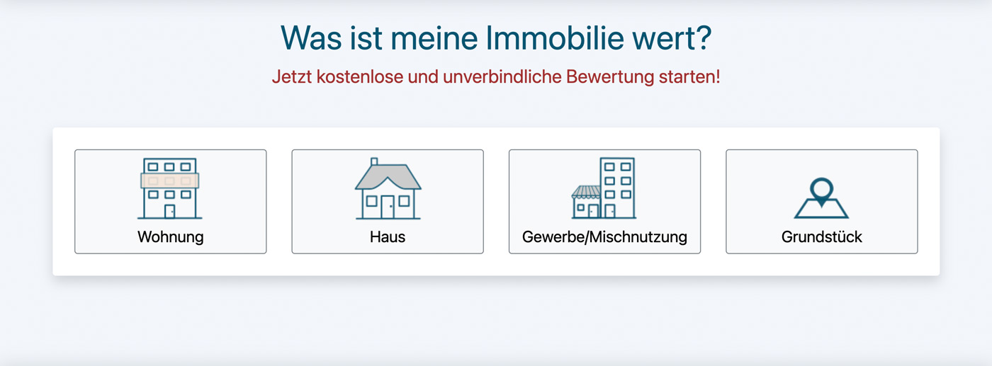 Kostenlose Immobilienbewertung